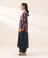 Women's RTW Lawn Black Printed A-Line Shirt